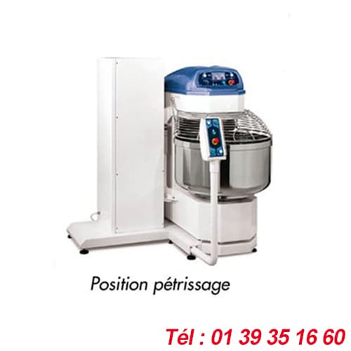 PETRIN SPIRALE BASCULANT CAPACITE PATE 80 KGS