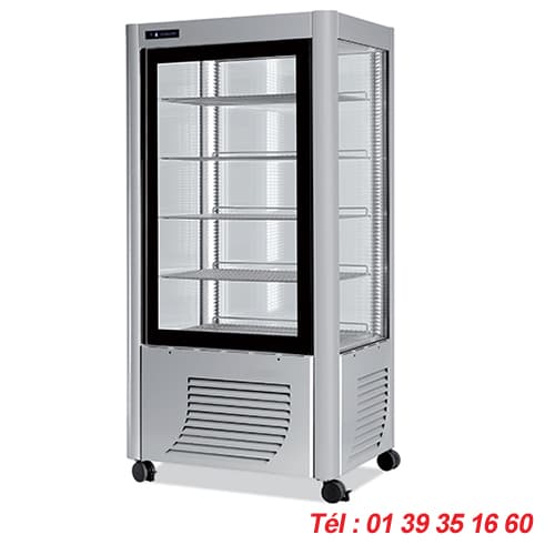 VITRINE REFRIGEREE 4 FACES VITREES VV5 MODELE LARGE VV5/L- VENTILE
