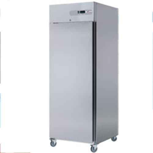ARMOIRE FRIGORIFIQUE - VENTILEE - 700 litres - 1 porte GN2/1 - Sur roues - \"Tel 01 39 35 16 60\"